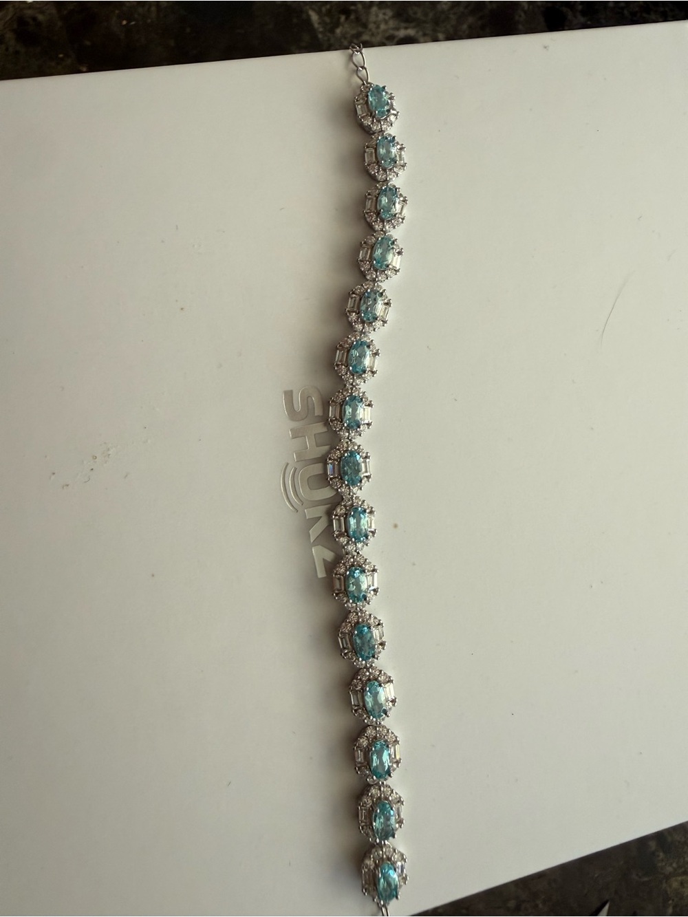 925 Sterling Silver Aquamarine Bracelet – Summer Blue